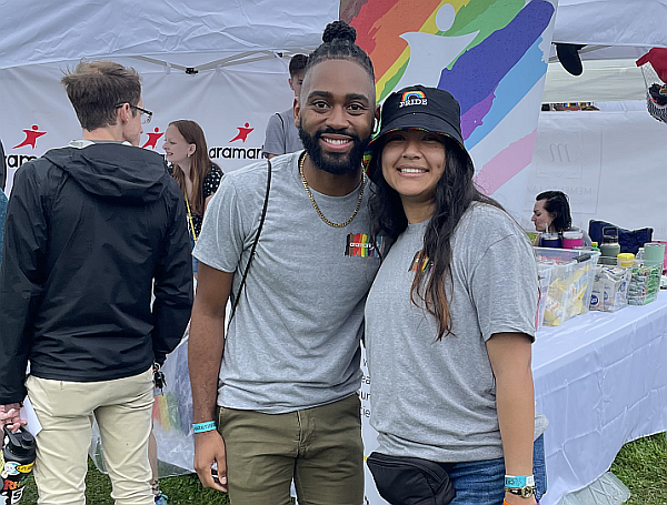 employees at the Franklin Pride Festival 2024